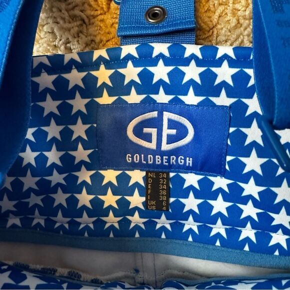 Goldbergh Starski Team Player Ski Pants High End Ski Pants Worn Once US 4 Blue - Picture 2 of 7